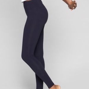 ATHLETA High Rise Chaturanga Tight Navy Blue Small